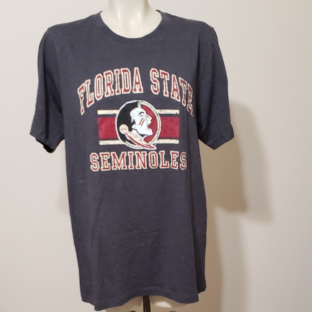 FSU Florida State Seminoles grey tee L